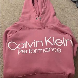Pink Calvin Klein hoodie